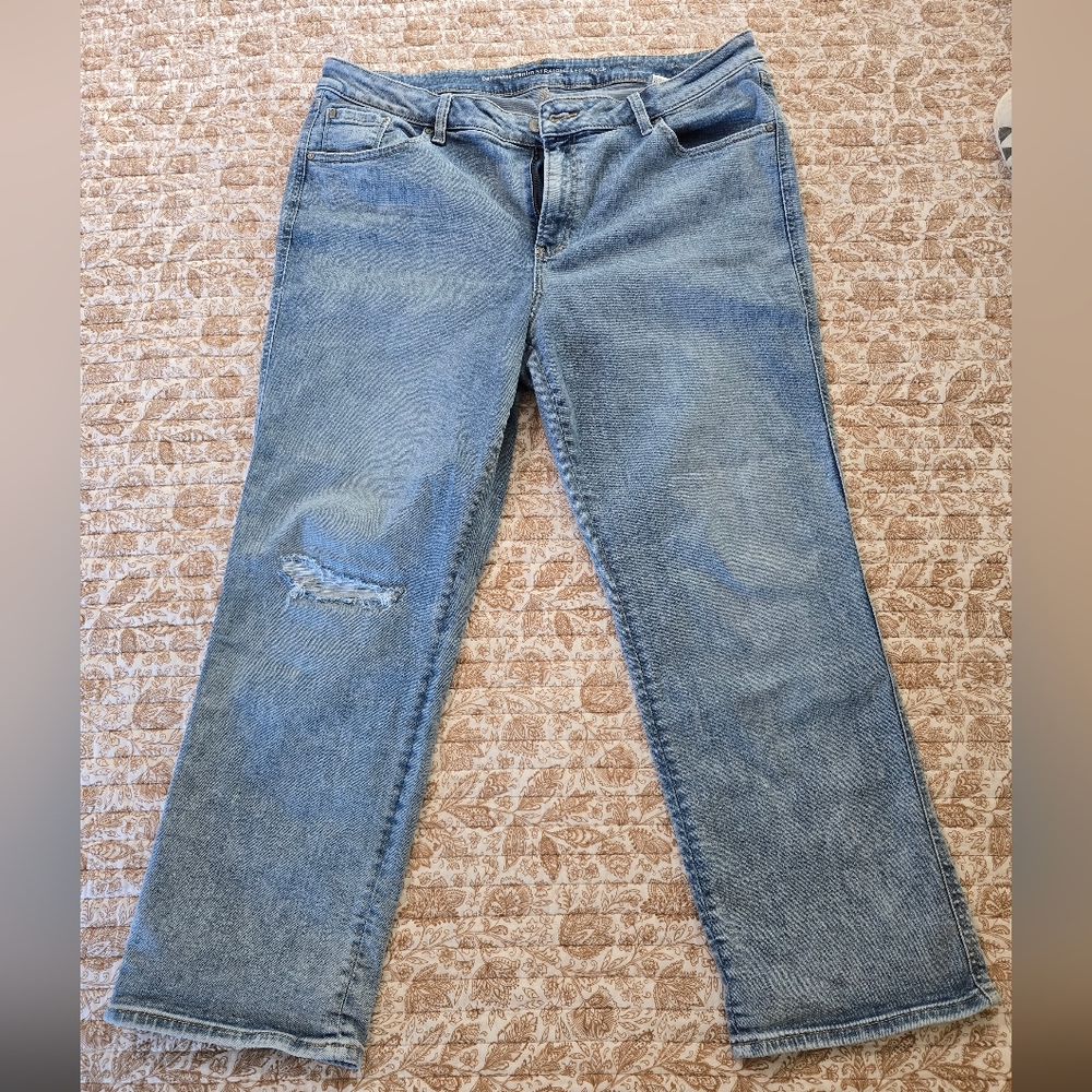 Chico's Straight Leg Ankle Jeans, 3